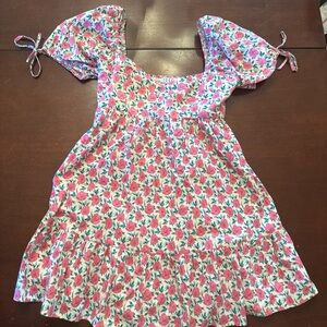 TCEC Pink Floral Mini Dress
